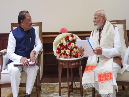 प्रधानमंत्री मोदी को रायपुर में आयोजित होने वाले अमृत रजत महोत्सव में मुख्य अतिथि के रूप में शामिल होने हेतु किया गया आमंत्रित